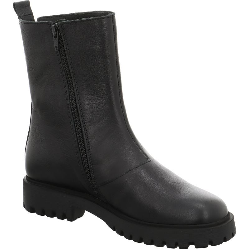 Think TRENTO Woman Ankle boot - Material: Leather in Black