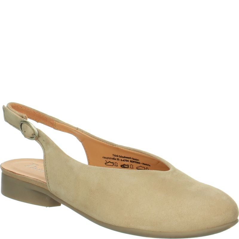 Think! GUAD2 Damen Pumps - Material: Leder in Beige