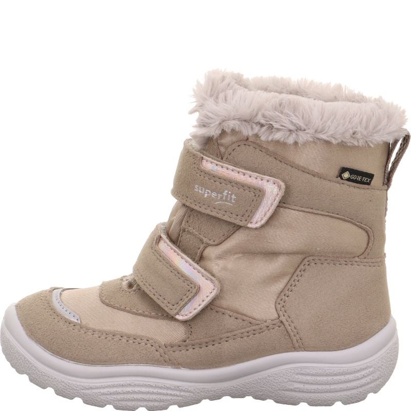 Superfit CRYSTAL Girls Boot - Material: Leather/Textil in Beige