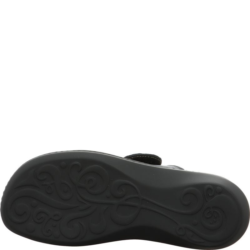 Think! CAMILLA Damen Pantolette - Material: Leder in Blau