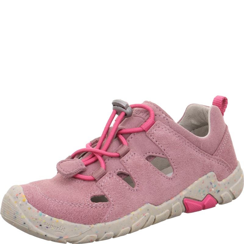 Superfit TRACE Mädchen Sneaker low - Material: Leder/Textil in Lila