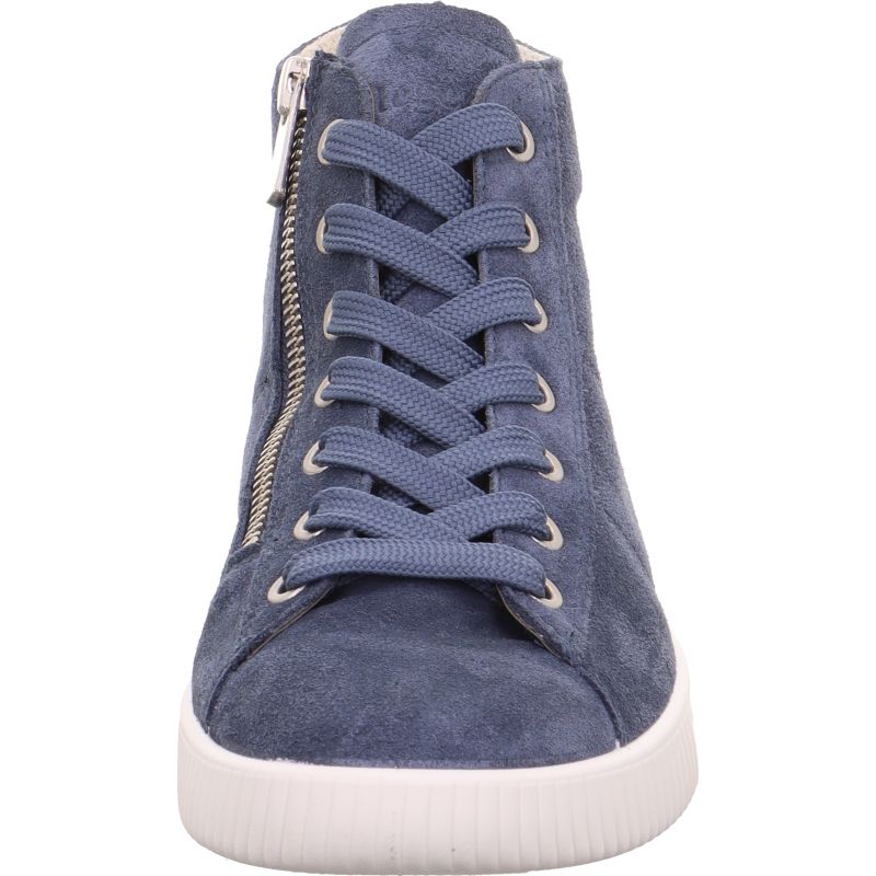 Legero SILENCE Damen Sneaker high - Material: Leder in Blau