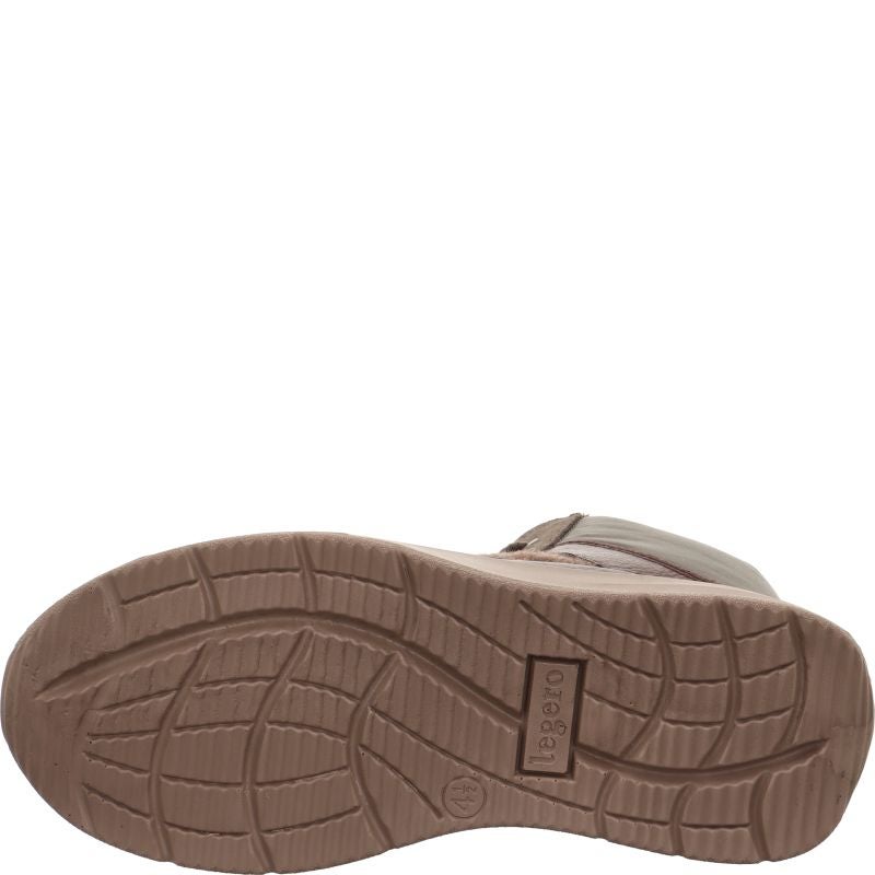 legero SPRINTER Damen Sneaker high - Material: Leder/Textil in Braun