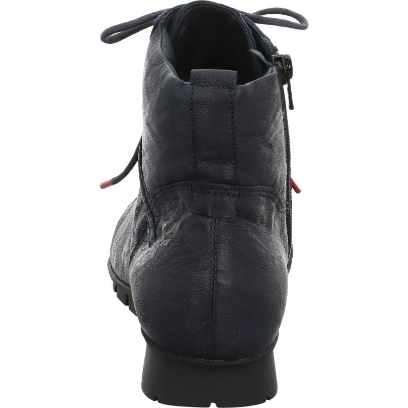 Think! MENSCHA Damen Stiefelette - Material: Leder in Blau