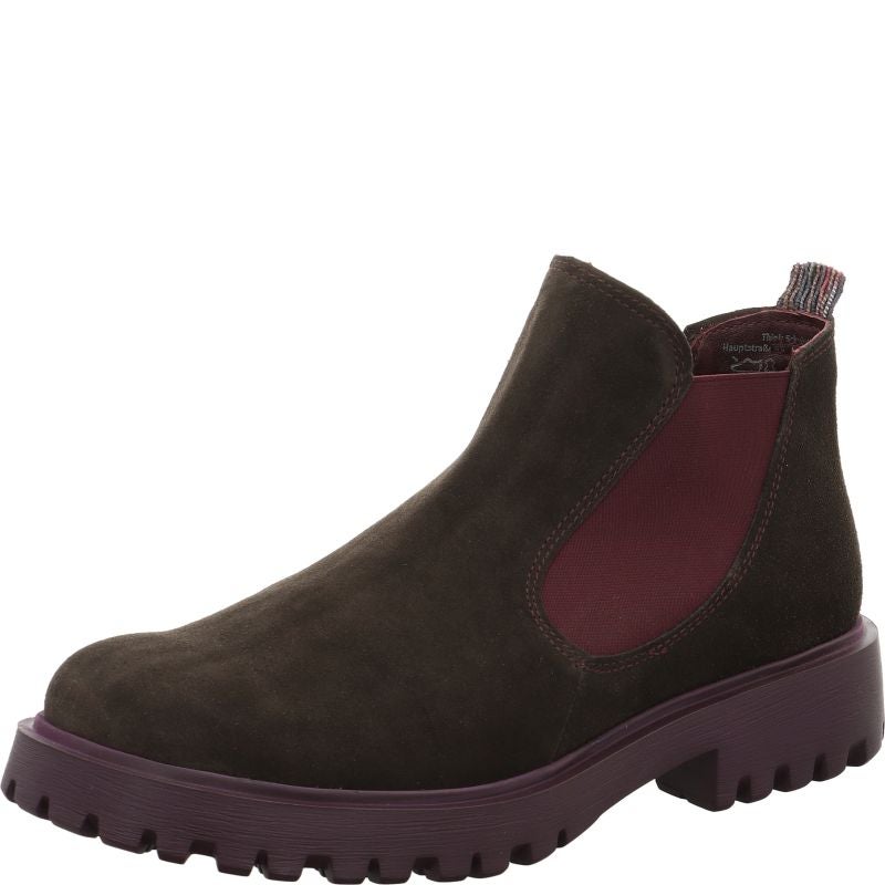 Think TRENTO Woman Chelsea boot - Material: Leather in Brown