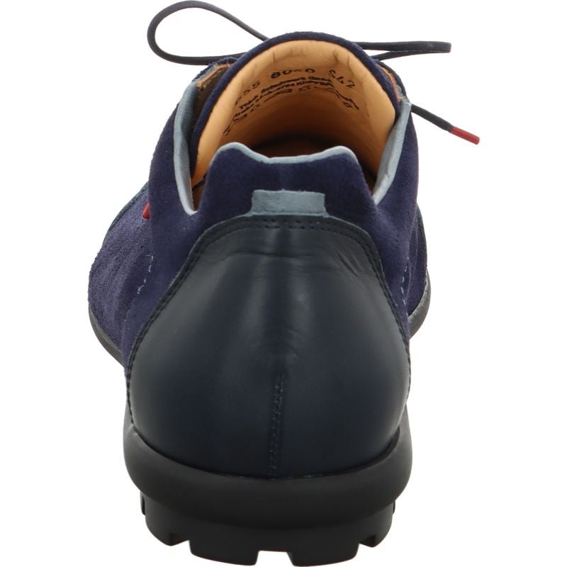 Think KONG HERREN Men Lace up shoe - Material: Leather in Blue