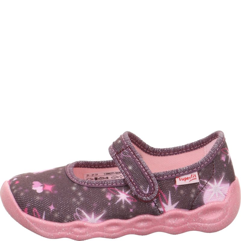 Superfit BUBBLE Girls Slipper - Material: Textile in Red