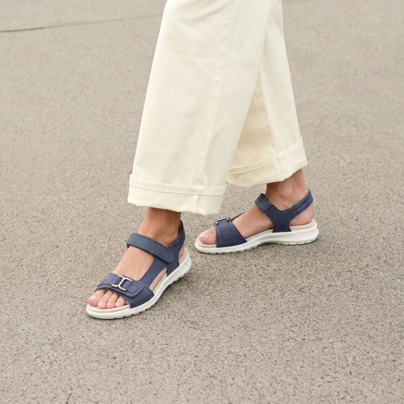 Legero ELLA Damen Sandale - Material: Leder in Blau