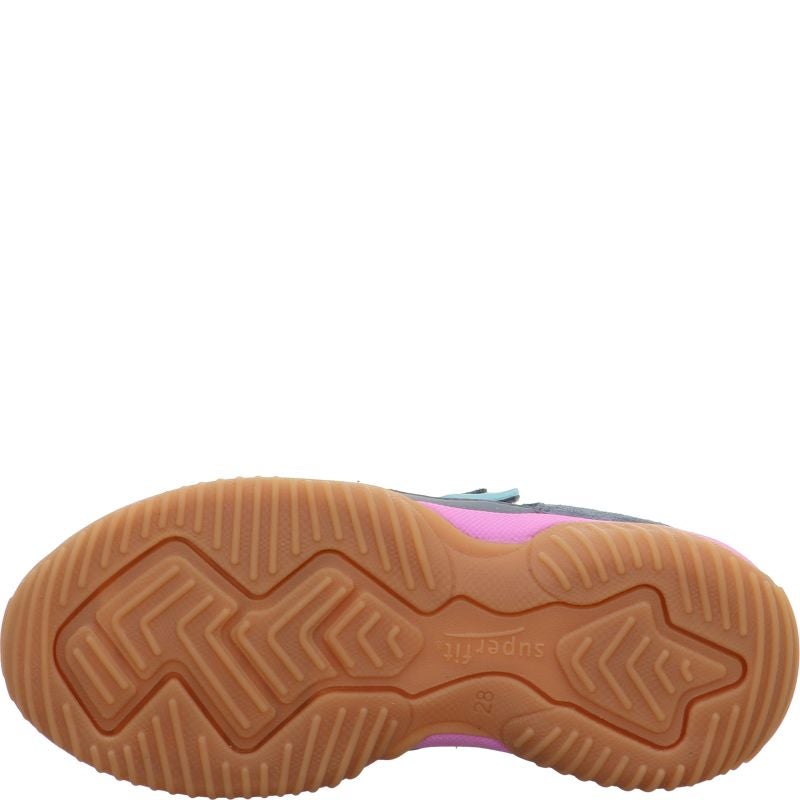 Superfit STORM Sneaker low - Material: Leder/Sonstiges Material/Textil in Blau