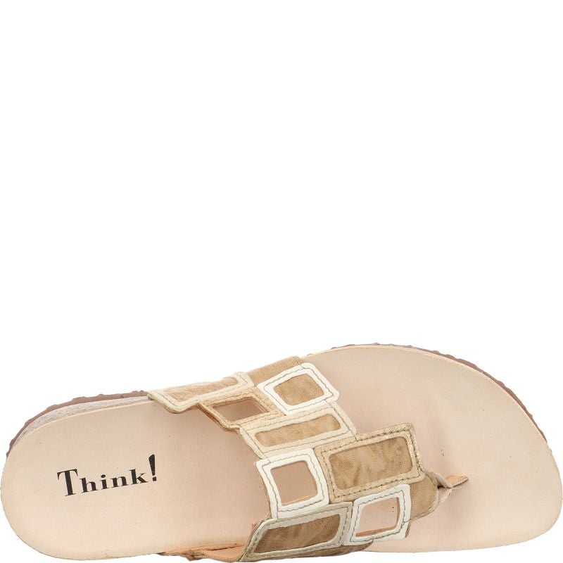 Think JULIA DAMEN Woman  - Material: Leather in Beige