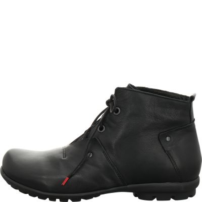 Think! KONG Herren Ankle Boots - Material: Leder in Schwarz