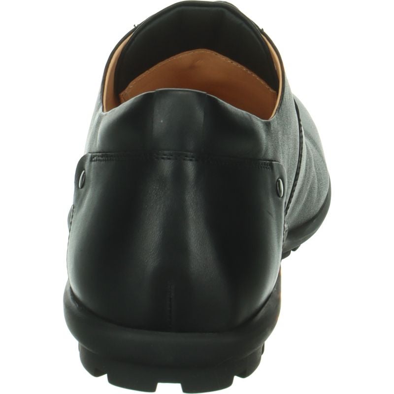 Think! KONG Herren Schnürschuh - Material: Leder in Schwarz