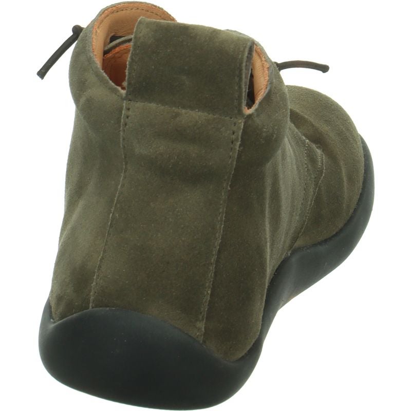 Think HAPPAT Sneakers high - Material: Leather in Olive