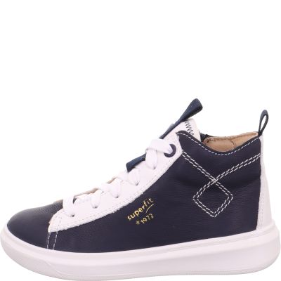 Superfit COSMO Unisex, Boys Sneakers high - Material: Leather/Textil in Blue