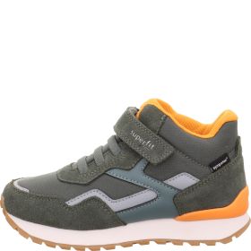 superfit DASH Unisex | Jungen Sneaker high - Material: Leder/Sonstiges Material/Textil in Grün