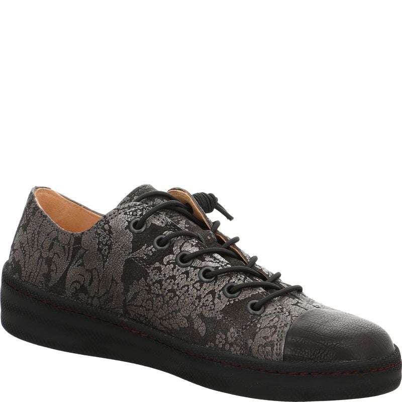 Think KUMI Woman Sneakers low - Material: Leather in Black