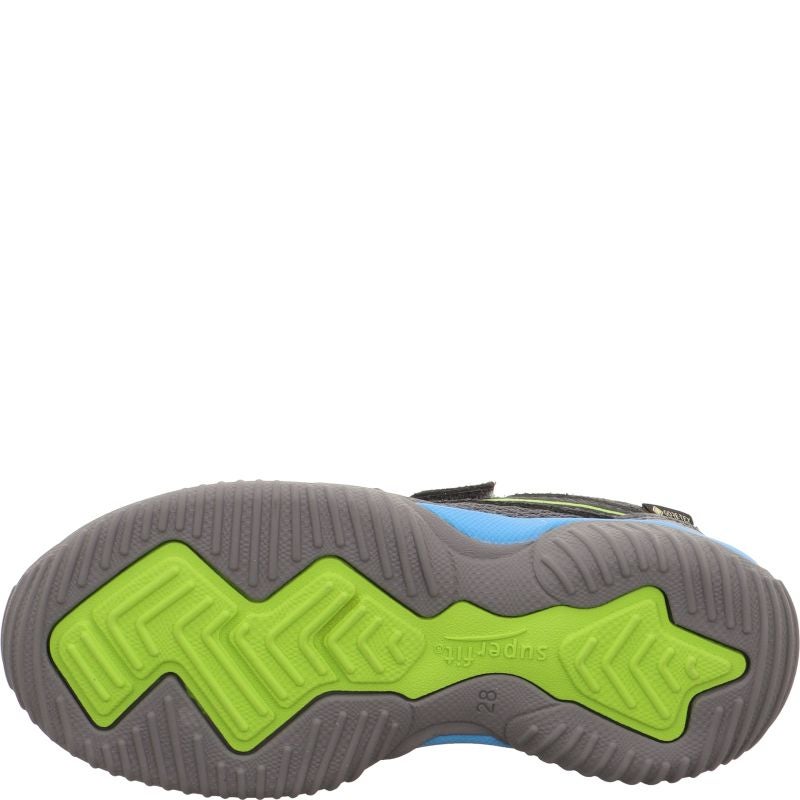 Superfit STORM Unisex | Boys Sneakers low - Material: Leder/Sonstiges Material/Texti in Grey