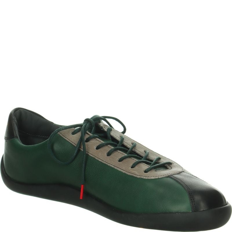 Think! HAPPAT Herren Sneaker low - Material: Leder in Grün