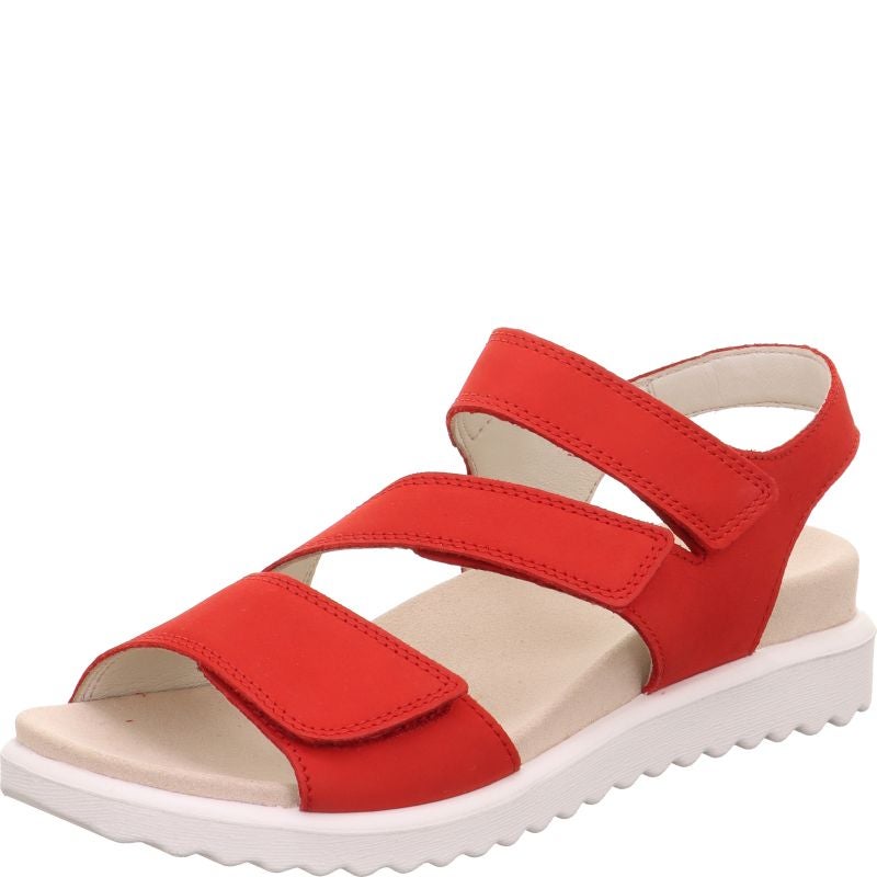 Legero MOVE Damen Sandale - Material: Leder in Rot