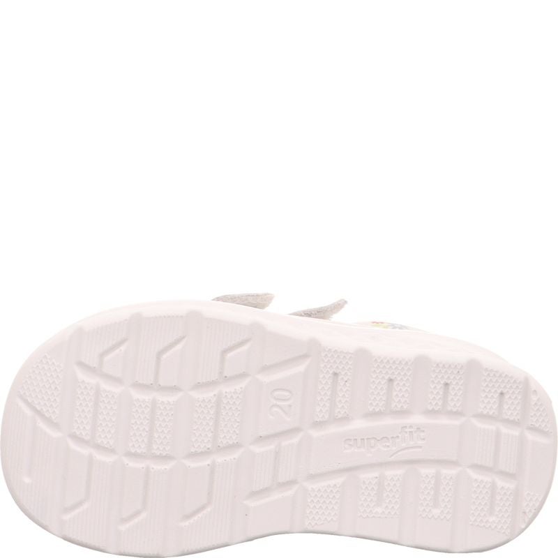 Superfit BREEZE Sneaker high - Material: Leder in Weiß