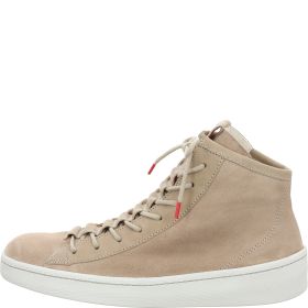 Think KUMI Woman Sneakers high - Material: Leather in Beige