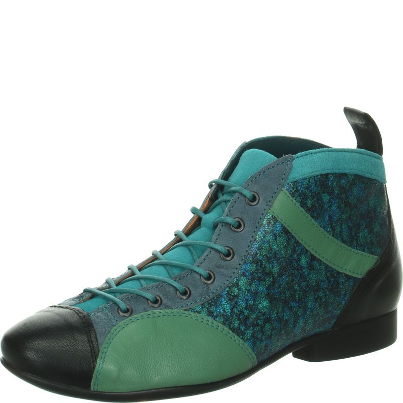 Think GUAD2 Ankle boot - Material: Leather in Multicolored