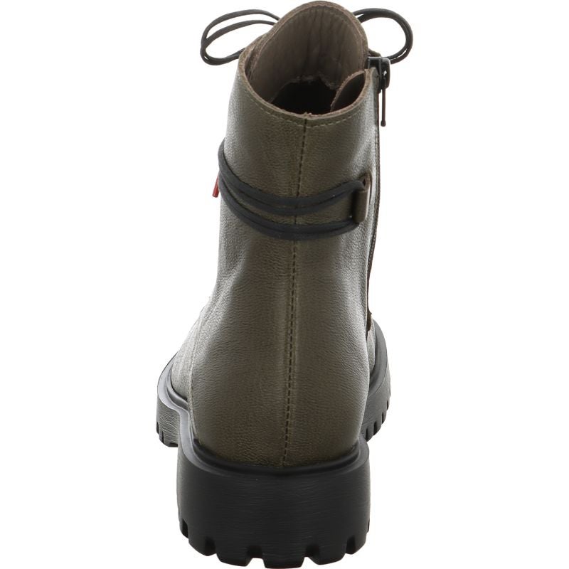 Think! TRENTO Damen Stiefelette - Material: Leder in Oliv