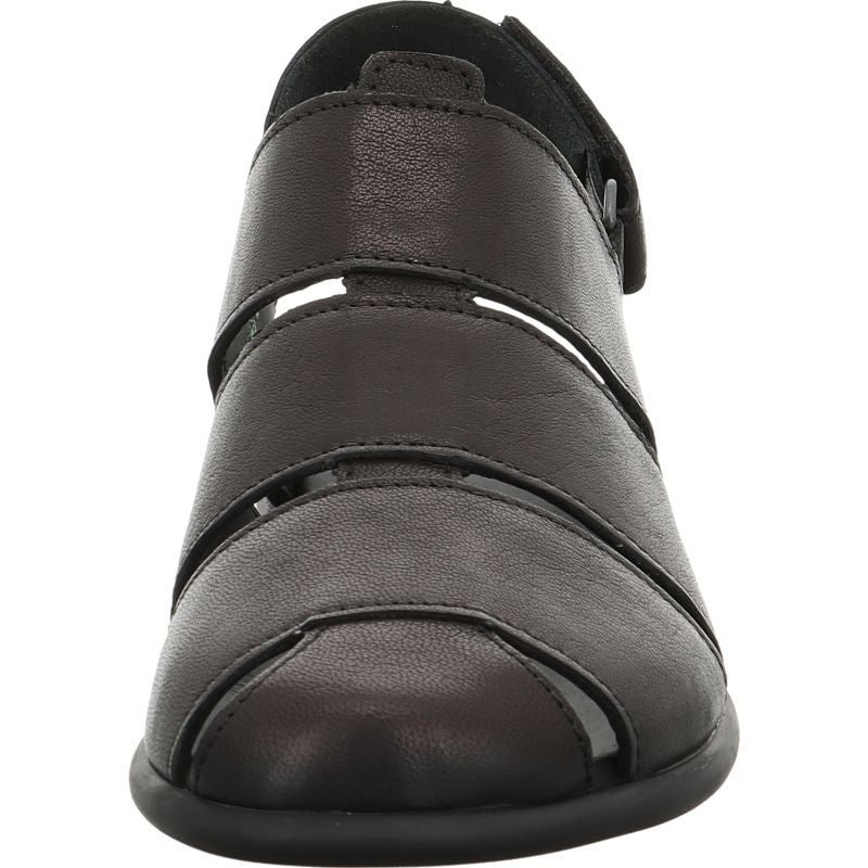 Think! KAMAA Damen Sandale - Material: Leder in Schwarz