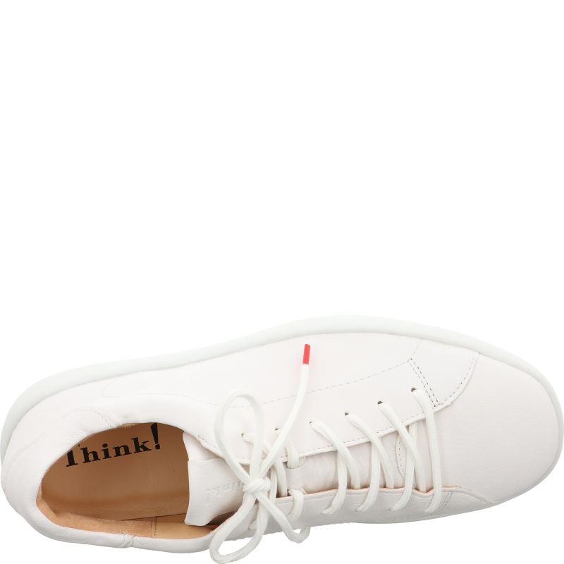 Think JOEKING Men Sneakers low - Material: Leather in White