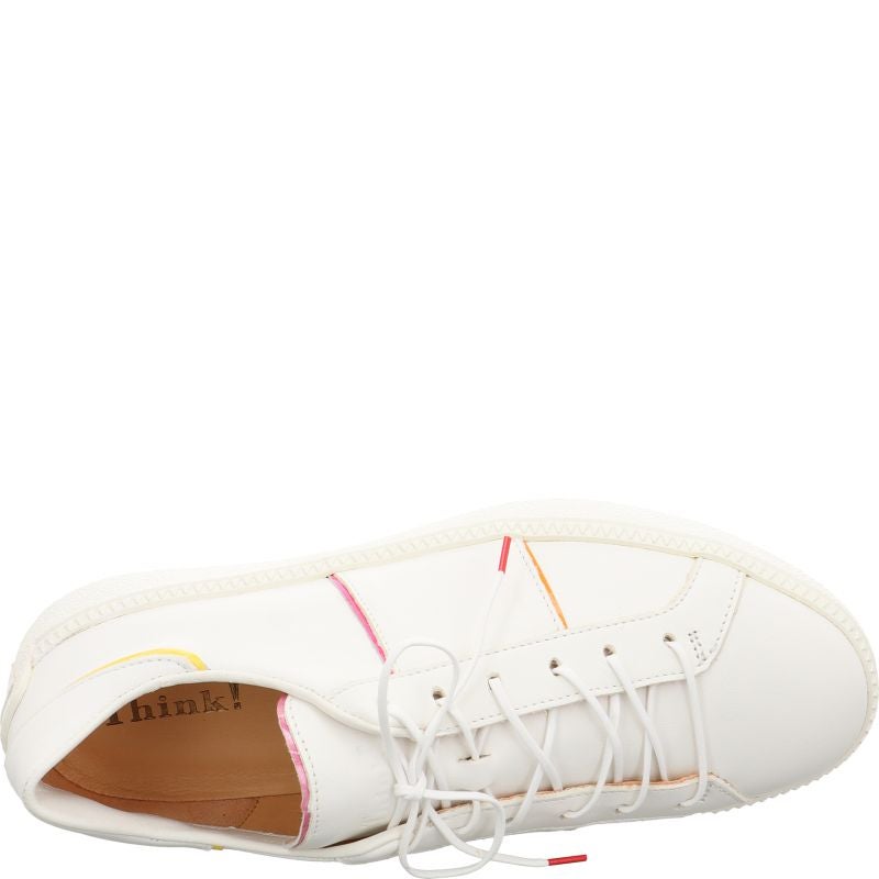 Think TURNA WOMEN Woman  - Material: Leather in White