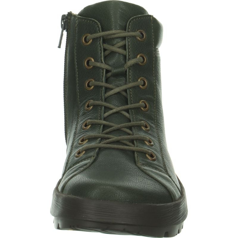 Think COMODA Ankle boot - Material: Leather in Olive