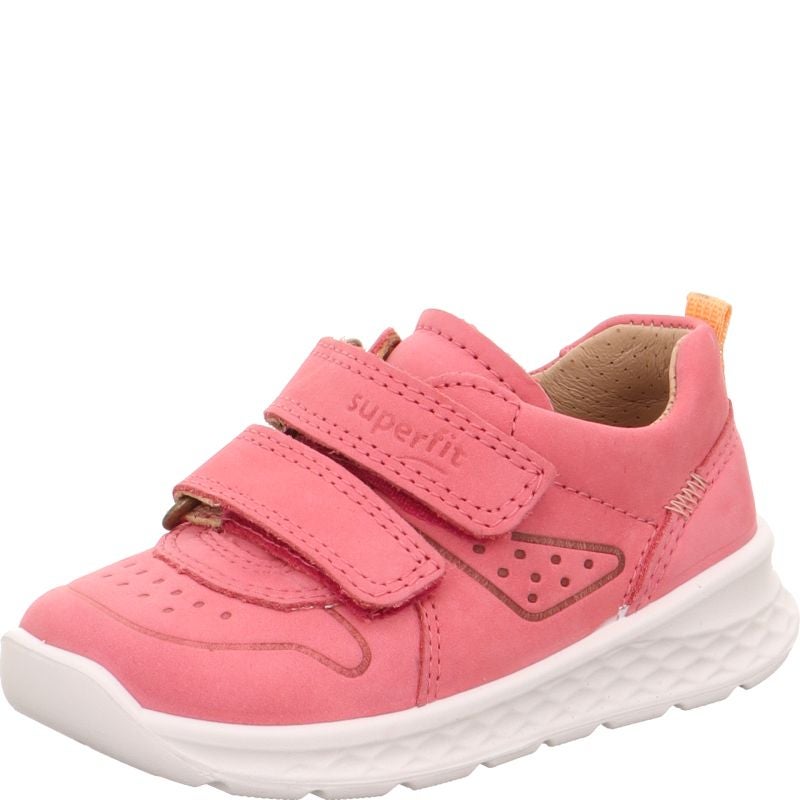 Superfit BREEZE Girls Sneakers low - Material: Leather in Rose