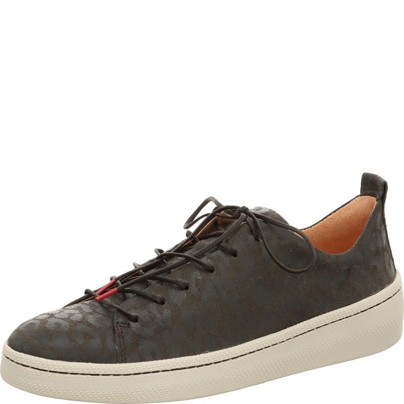 Think! KUMI Damen Sneaker low - Material: Leder in Grau
