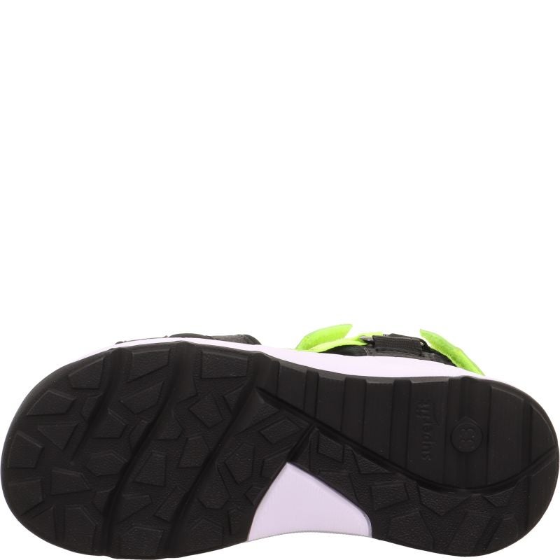 Superfit CRISS CROSS Boys Sandal - Material: Textil/Sonstiges Material in Black
