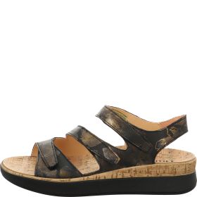 Think MEGGIE Strap sandal - Material: Leather in Multicolored