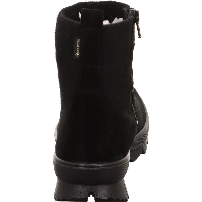 Legero NOVARA Damen Stiefelette - Material: Leder in Schwarz