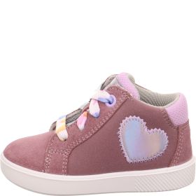 Superfit SUPIES Sneaker high - Material: Leder/Sonstiges Material/Textil in Lila