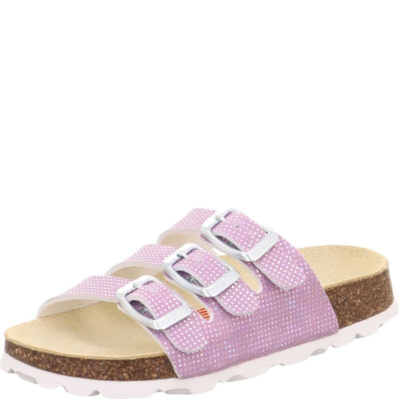 Superfit FUSSBETTPANTOFFEL Mädchen Pantoffel - Material: Sonstiges Material in Lila