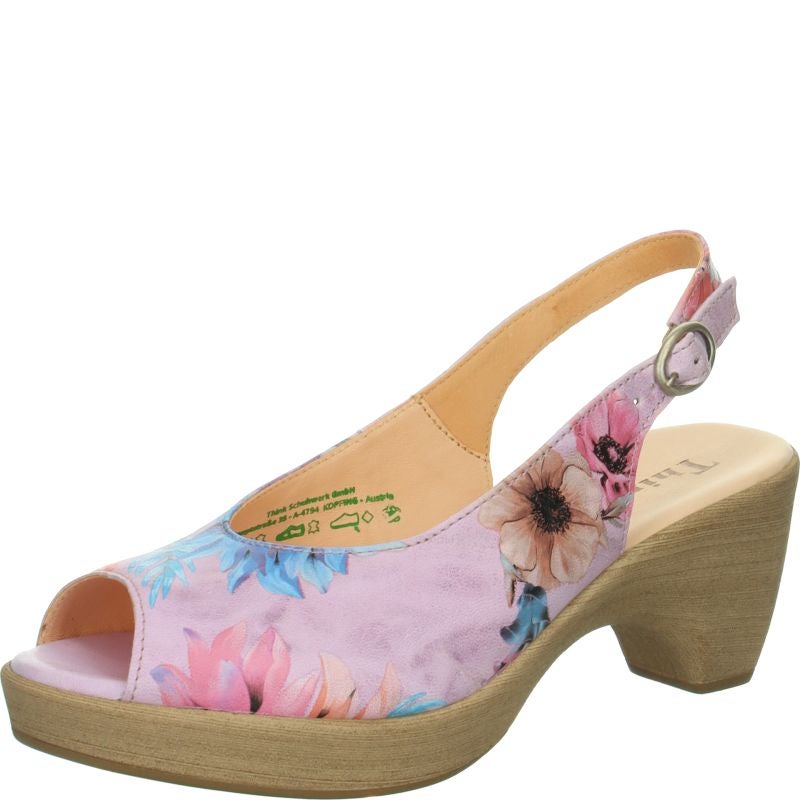 Think ZEPPA Woman Sandal - Material: Leather in Multi Colour