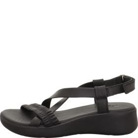 Legero EASY Damen Sandale - Material: Leder in Schwarz