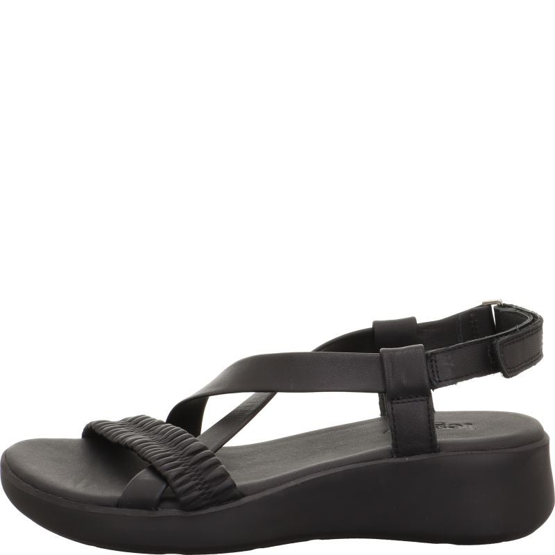 Legero EASY Damen Sandale - Material: Leder in Schwarz