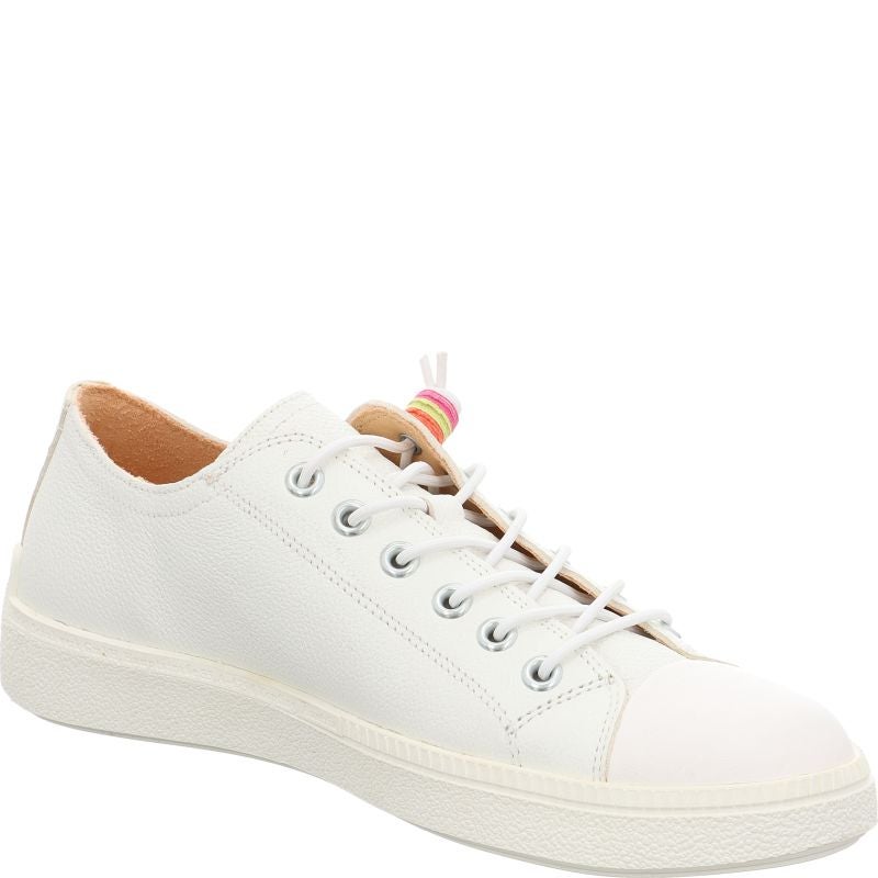Think TURNA WOMEN Woman Sneakers low - Material: Leather in White