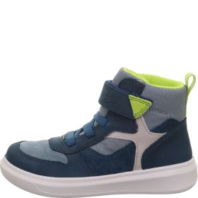 Superfit COSMO Jungen Sneaker high - Material: Leder/Textil in Blau