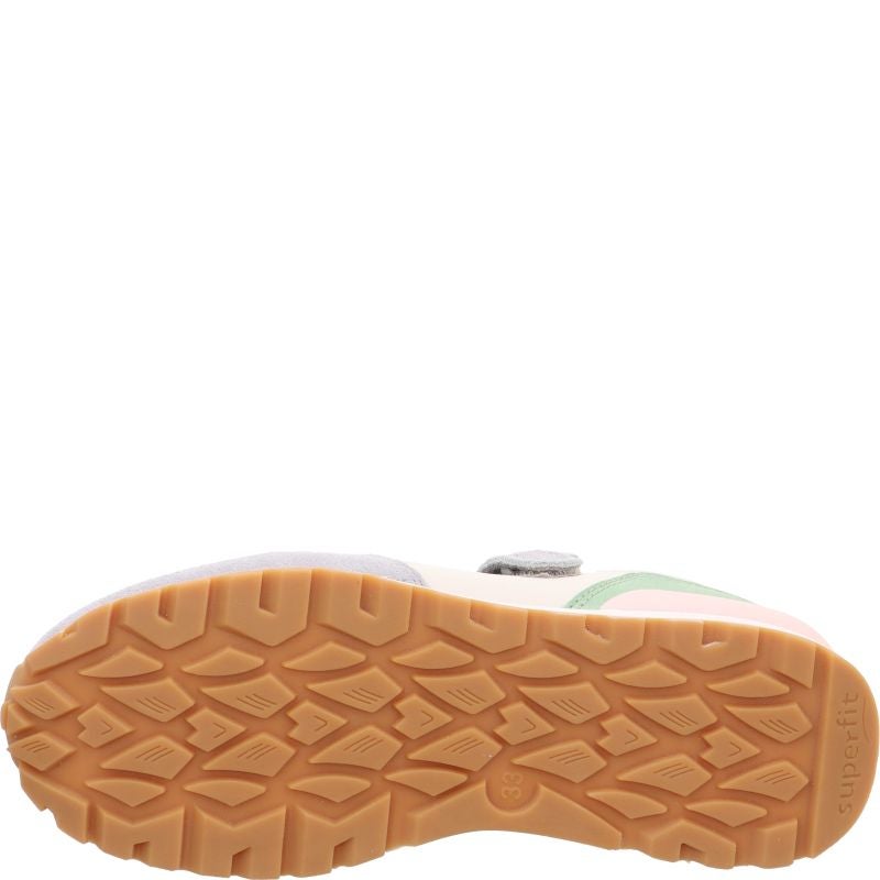 Superfit DASH Sneaker low - Material: Leder/Sonstiges Material/Textil in Weiß