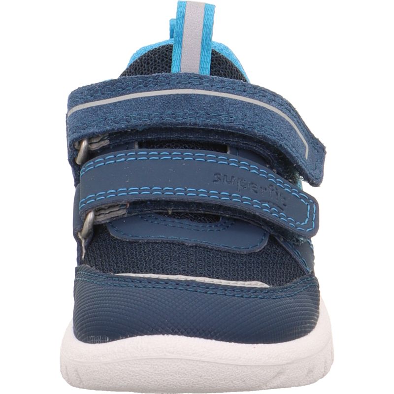 Superfit SPORT7 MINI Unisex, Jungen Sneaker low - Material: Leder/Sonstiges Material/Textil in Blau