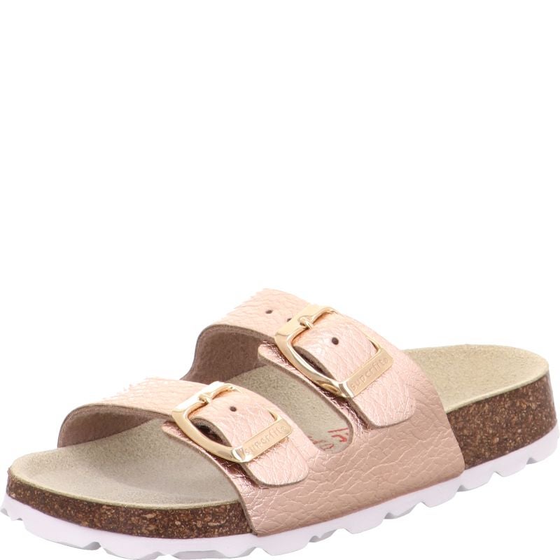 Superfit FUSSBETTPANTOFFEL Girls Slipper - Material: Sonstiges Material in Beige
