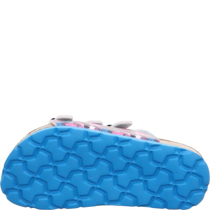 Superfit FUSSBETTPANTOFFEL Girls Slipper - Material: Sonstiges Material in Blue