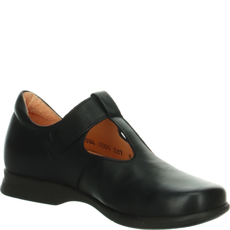 Think! PENSA DAMEN Damen Ballerina - Material: Leder in Schwarz