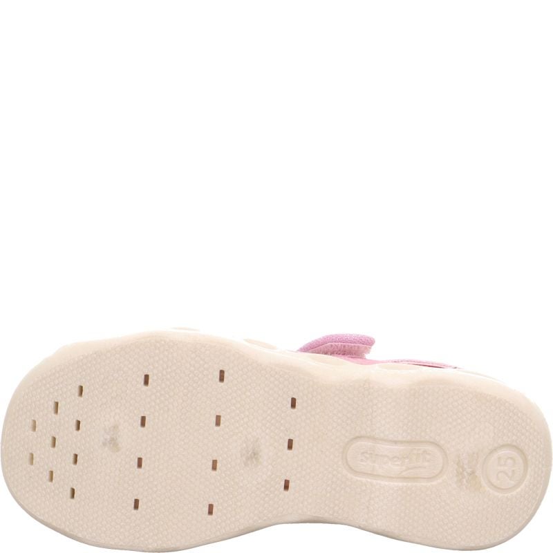 Superfit BUBBLE Girls Slipper - Material: Textile in Rose
