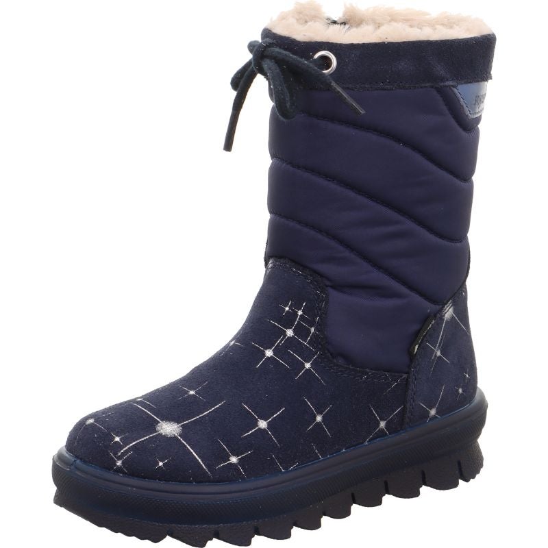 Superfit FLAVIA Girls Boot - Material: Leather/Textil in Blue